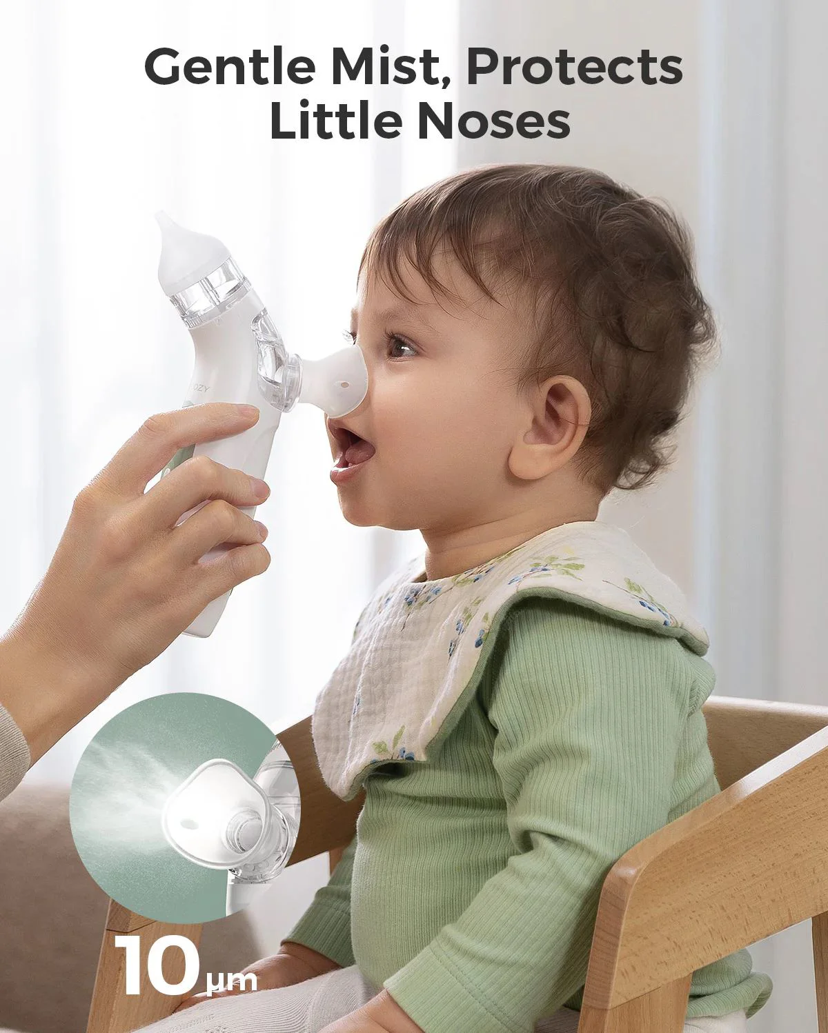 Электрический назальный аспиратор 2 в 1 Momcozy BreezyClear foto