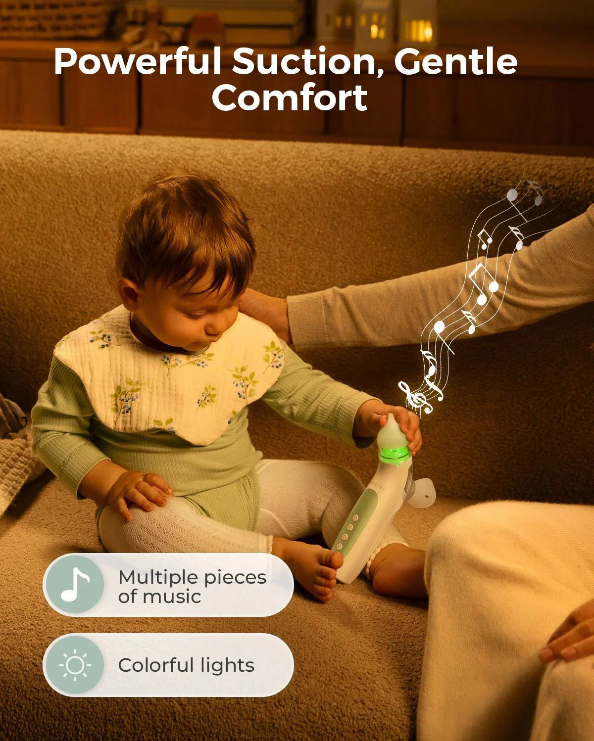 Электрический назальный аспиратор 2 в 1 Momcozy BreezyClear foto