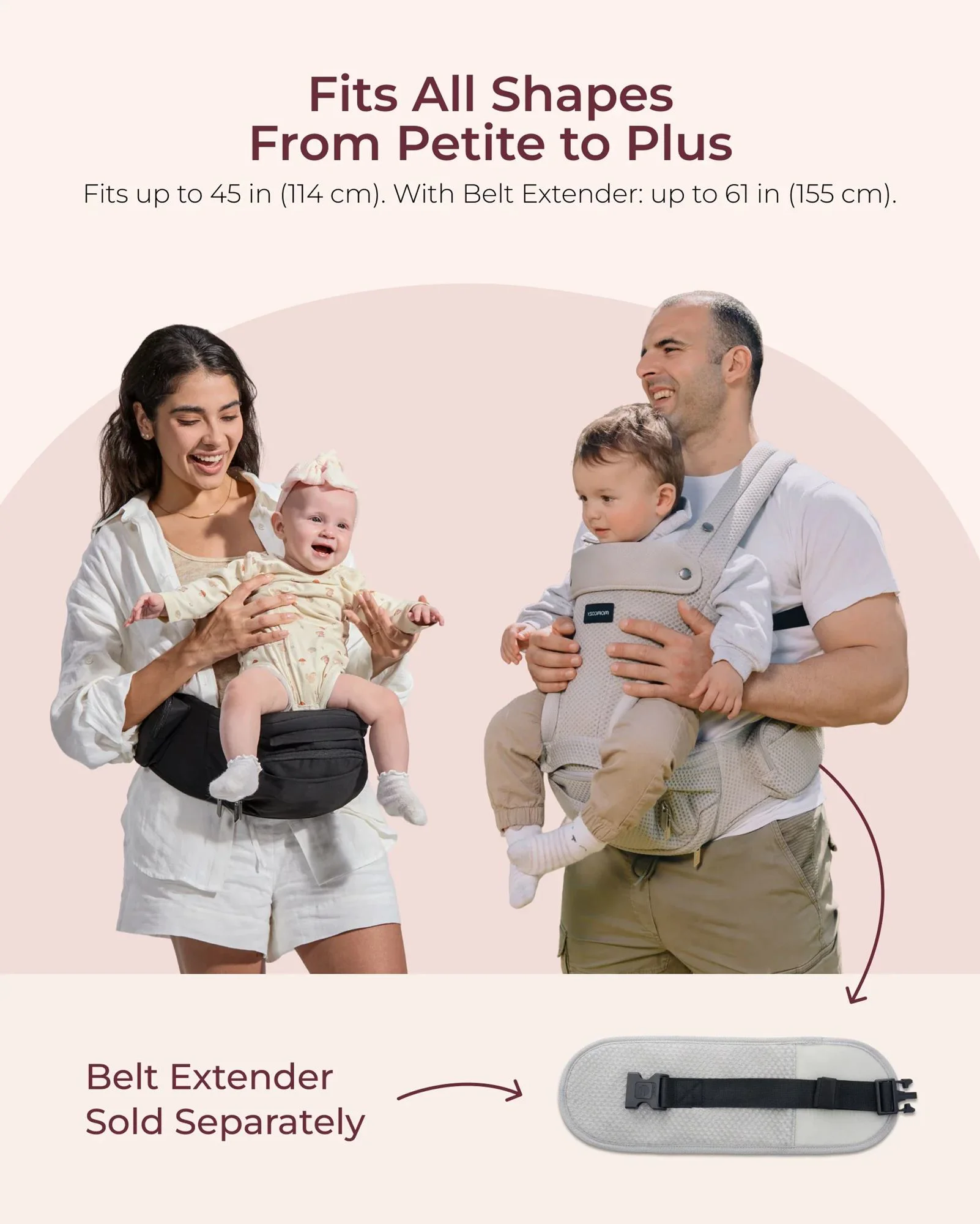 Эргономичный рюкзак‑кенгуру Momcozy Air Mesh-Grey foto