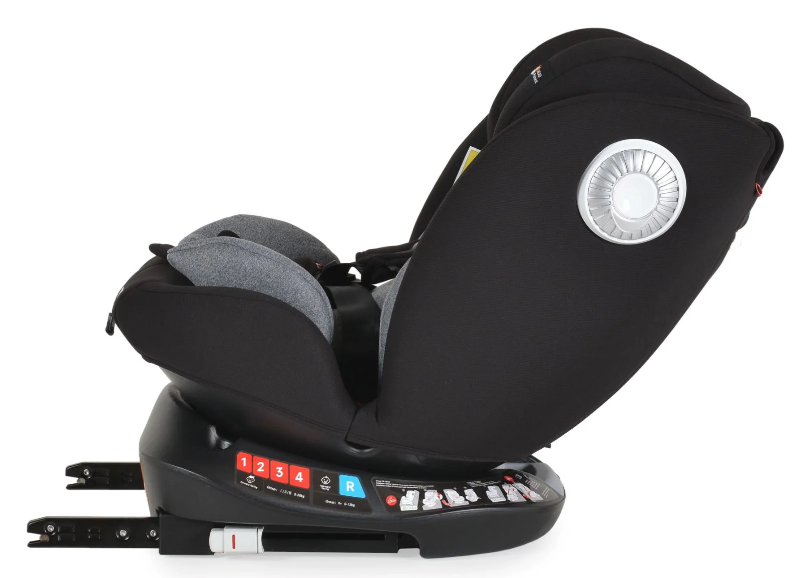 Автокресло Moni Nitro Isofix 360, 0-36 кг, Серое foto