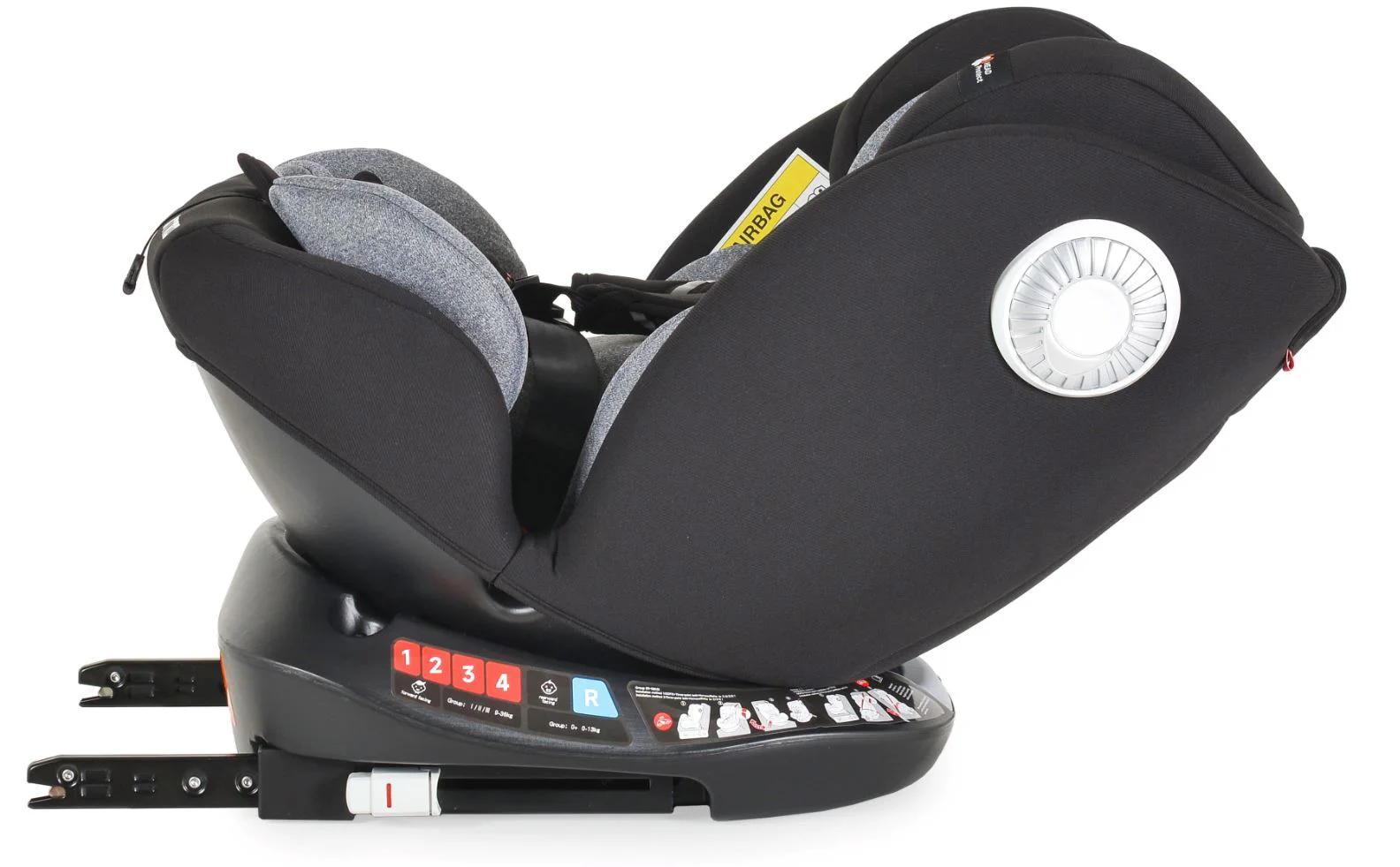 Автокресло Moni Nitro Isofix 360, 0-36 кг, Серое foto