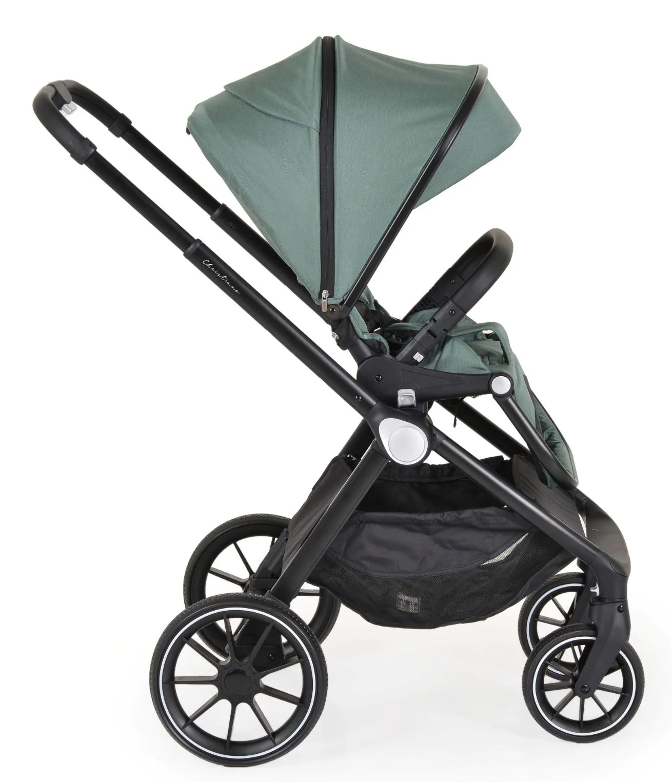 Carucior transformabil 3 in 1 Moni Christiano Verde foto