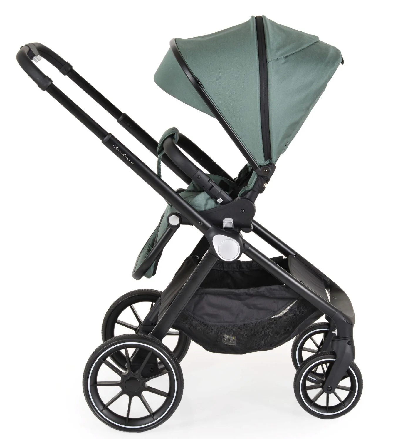 Carucior transformabil 3 in 1 Moni Christiano Verde foto