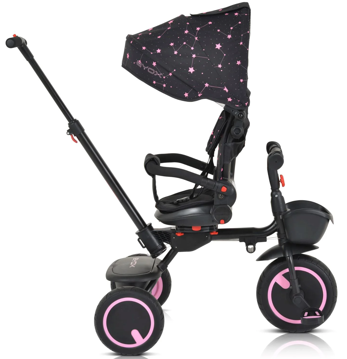 Tricicleta pentru copii Moni Orion Roz foto