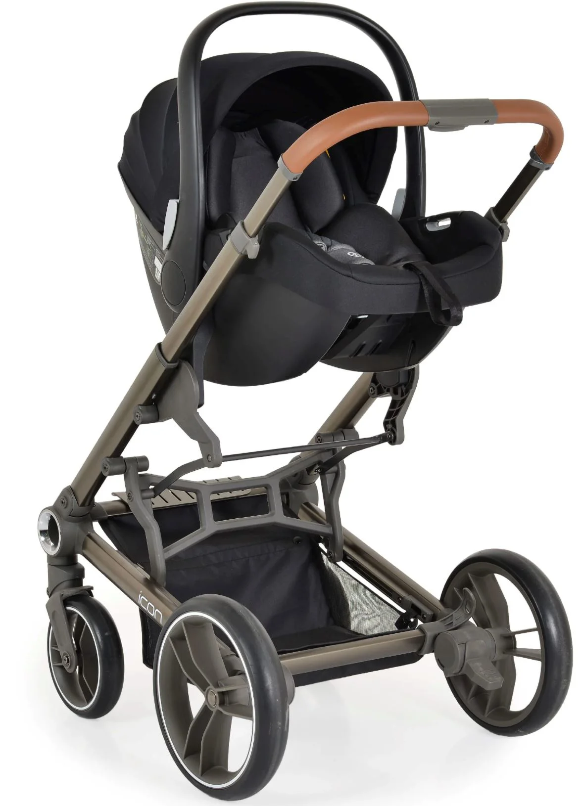 Scoica auto Moni Macan I-size, 0-13 kg Negru foto