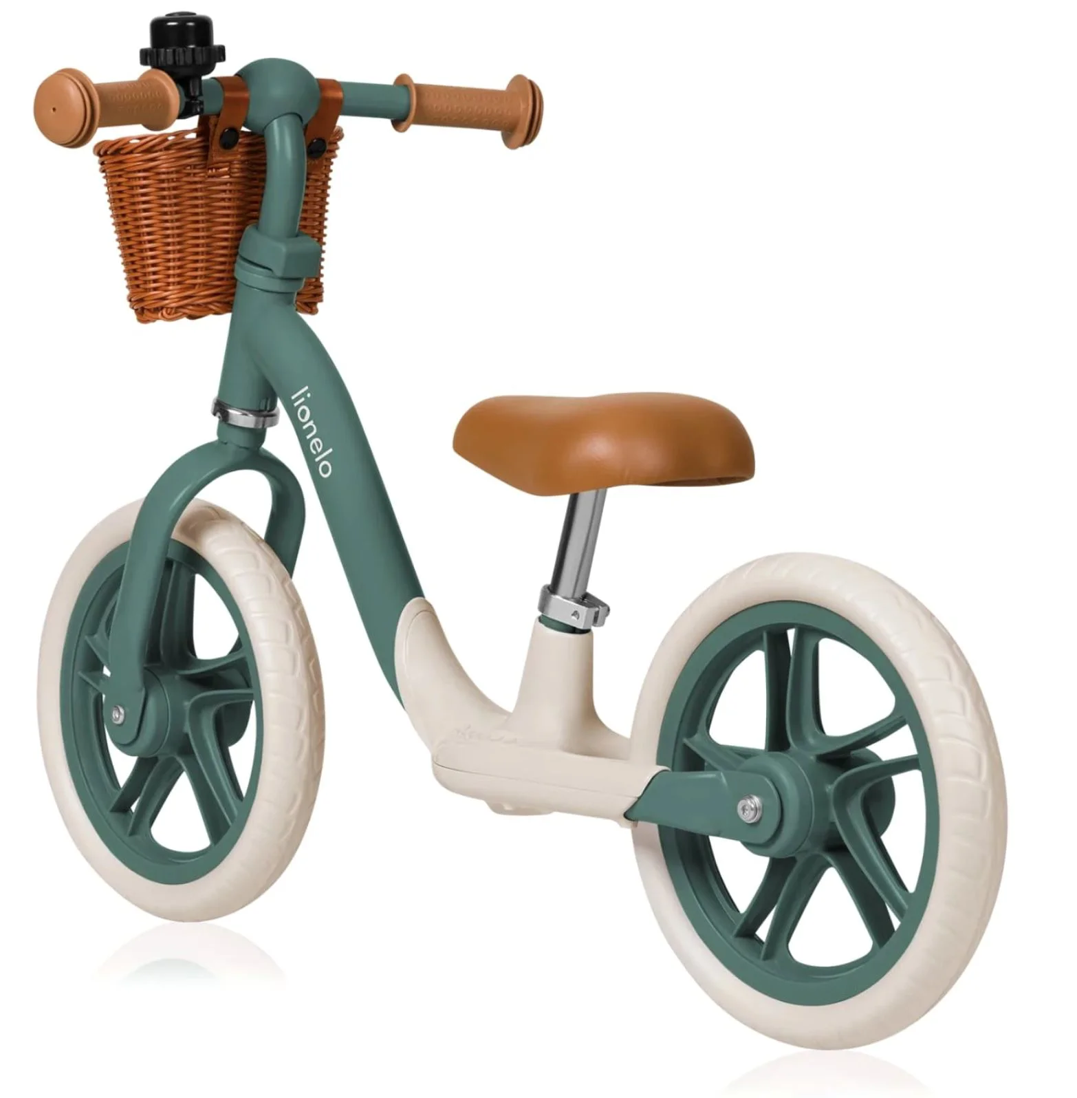 Bicicleta fara pedale Lionelo Alex Plus Forest Verde foto