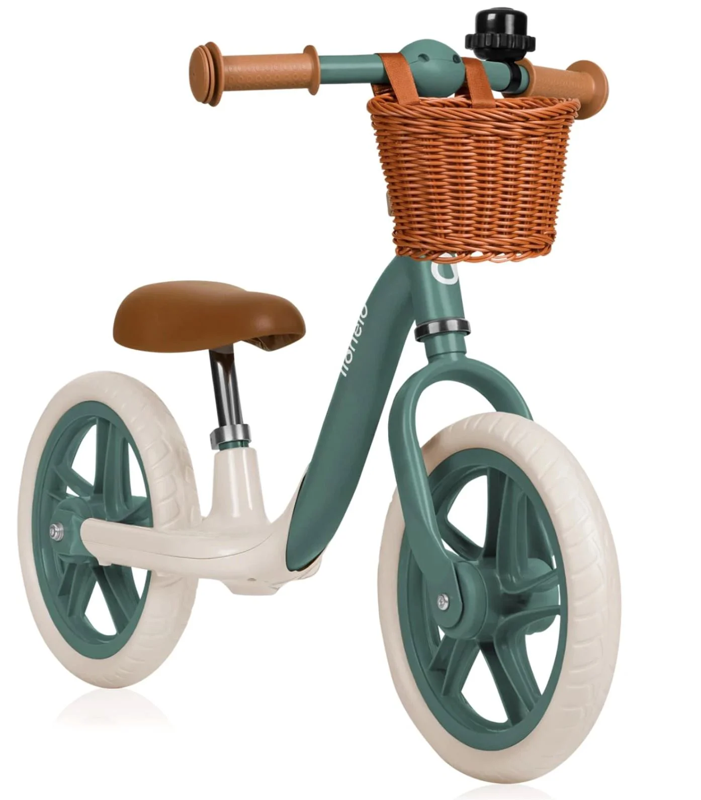 Bicicleta fara pedale Lionelo Alex Plus Forest Verde foto