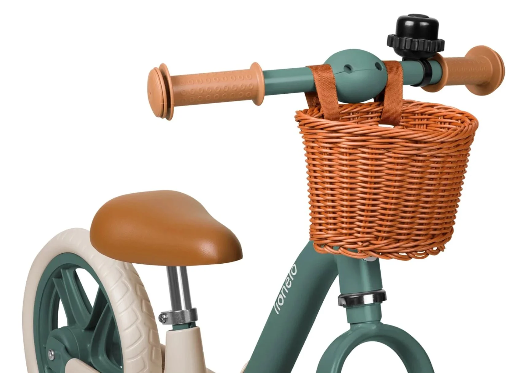 Bicicleta fara pedale Lionelo Alex Plus Forest Verde foto