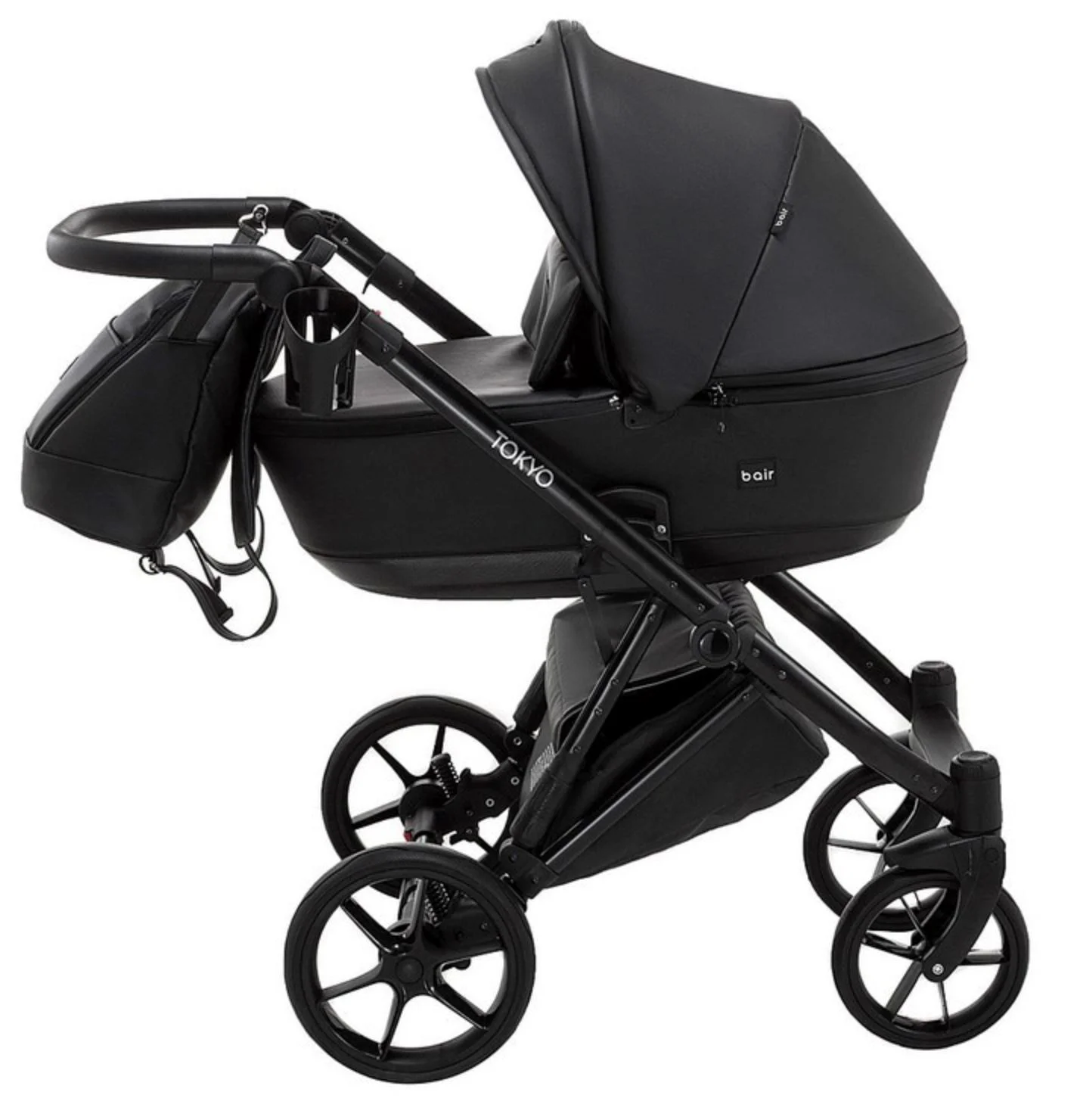 Carucior 2 in 1 Mikrus Tokyo 02 Negru foto