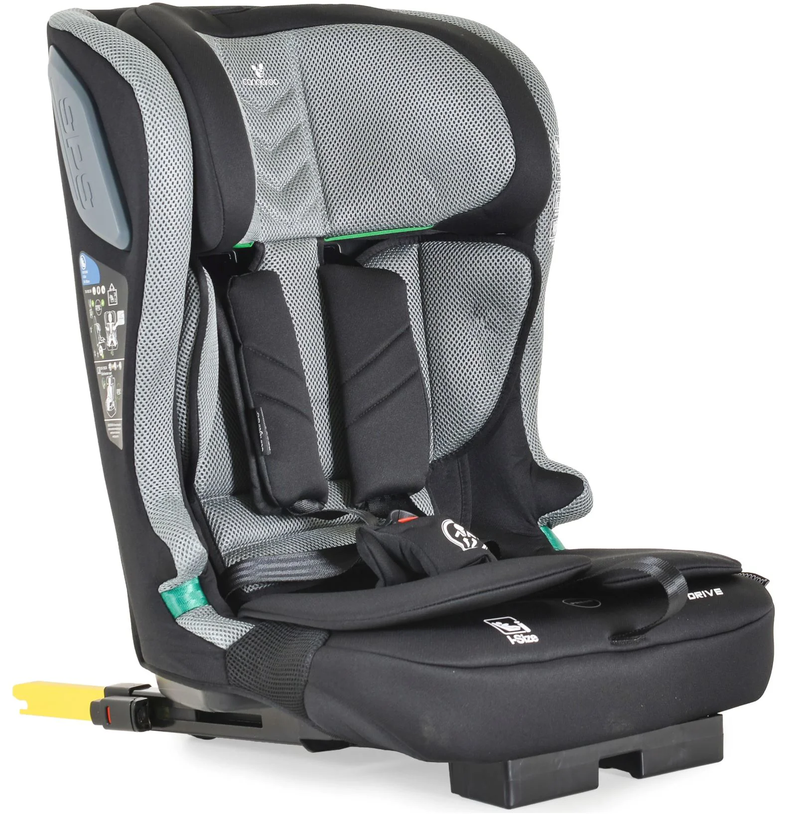 Scaun auto Moni Isofix iDrive Titanium, 9-36 kg Gri foto