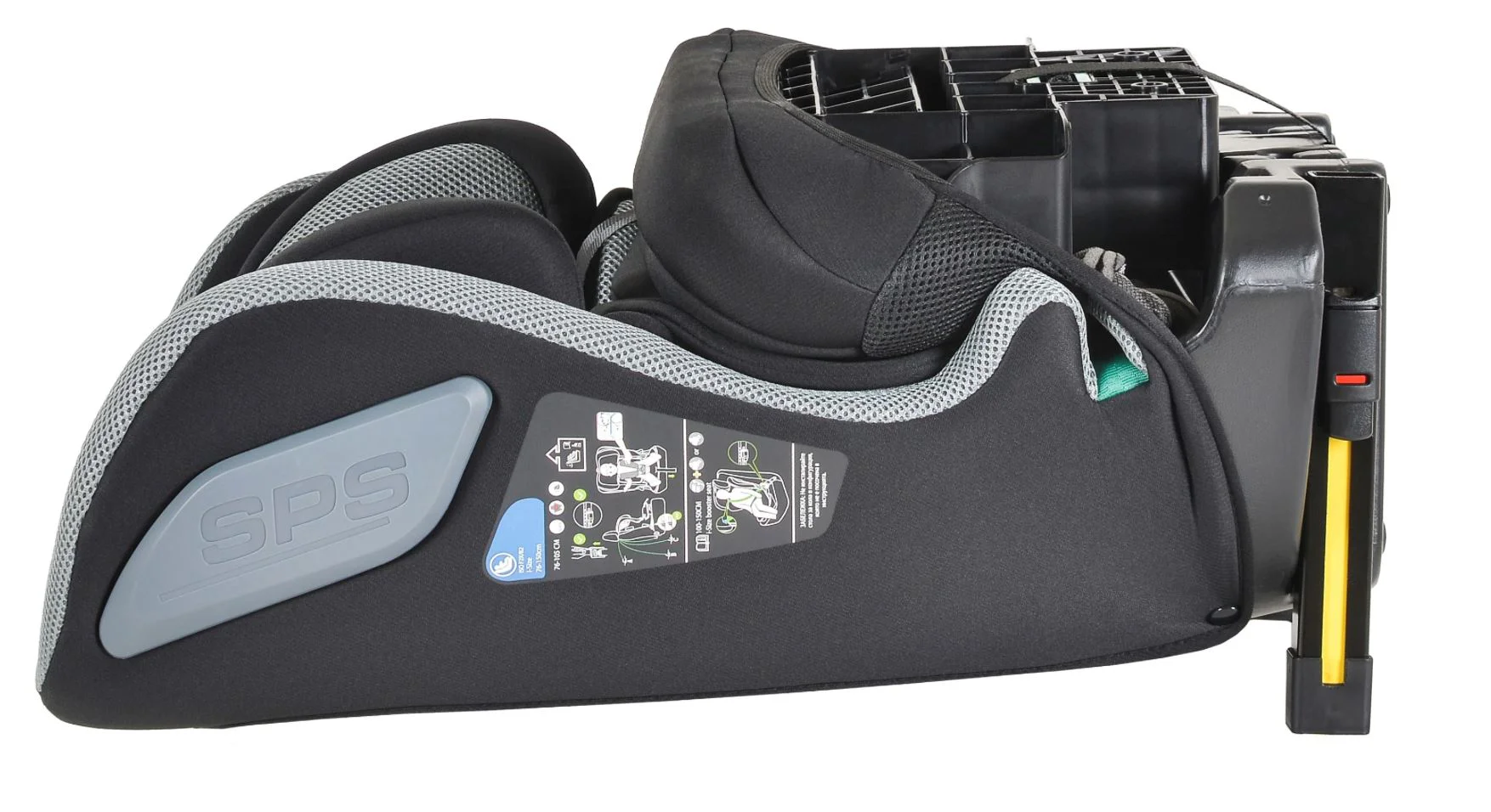 Scaun auto Moni Isofix iDrive Titanium, 9-36 kg Gri foto