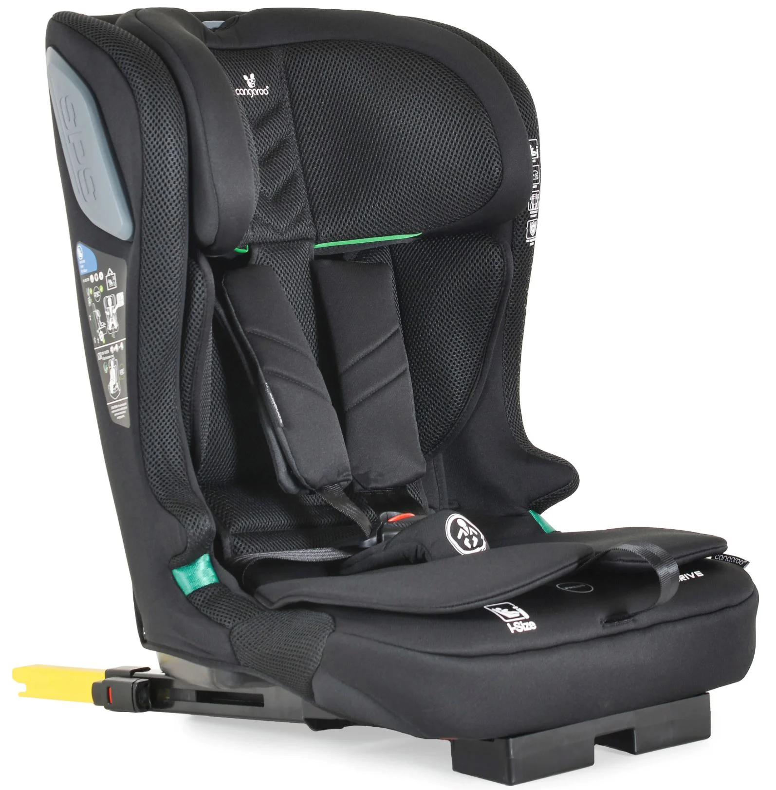 Scaun auto Moni Isofix iDrive Phantom, 9-36 kg Negru foto