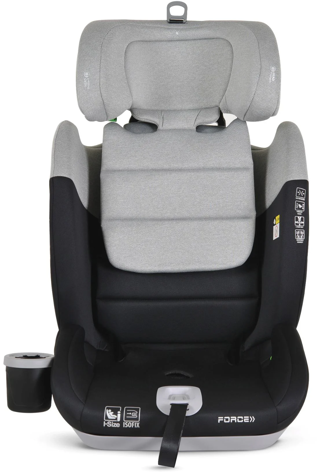 Scaun auto Moni Isofix Force, 9-36 kg Gri foto