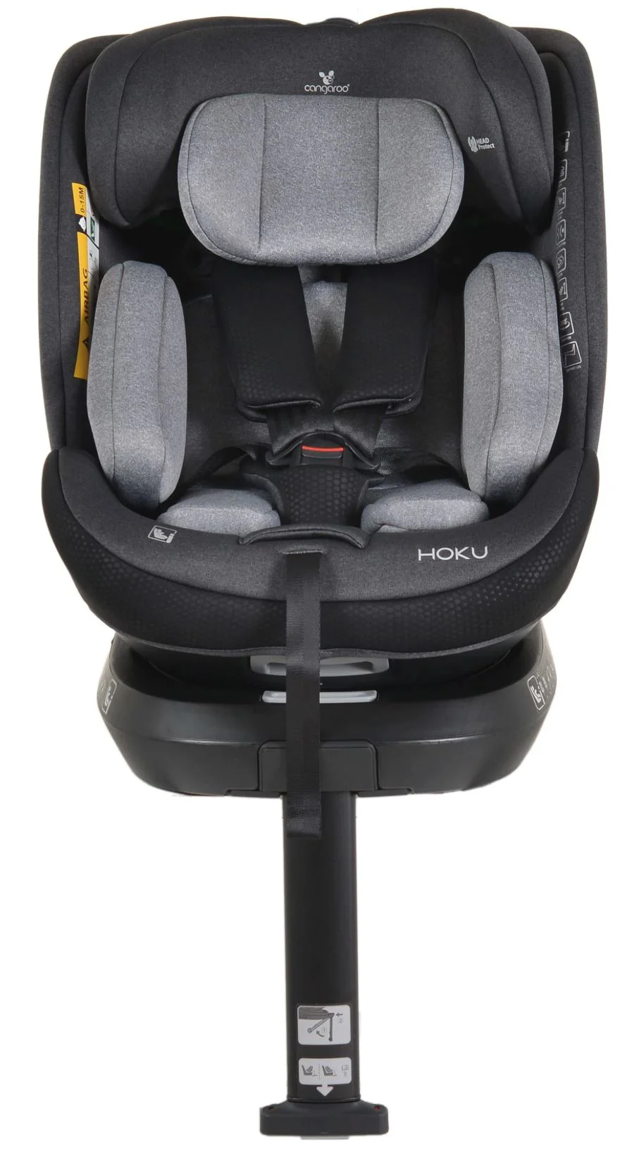 Автокресло Moni Isofix 360 Hoku Olive Серый foto