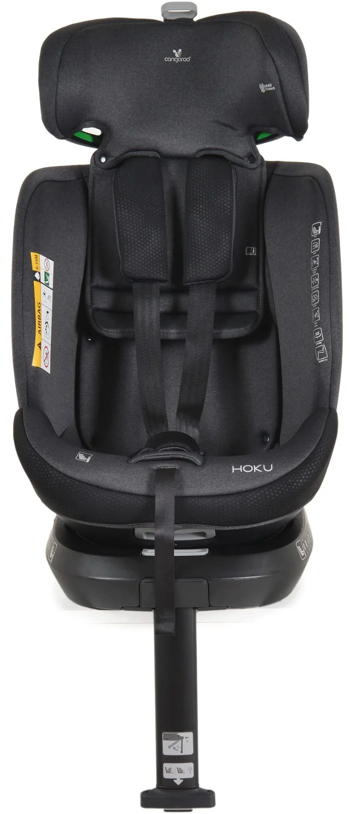 Автокресло Moni Isofix 360 Hoku Olive Серый foto