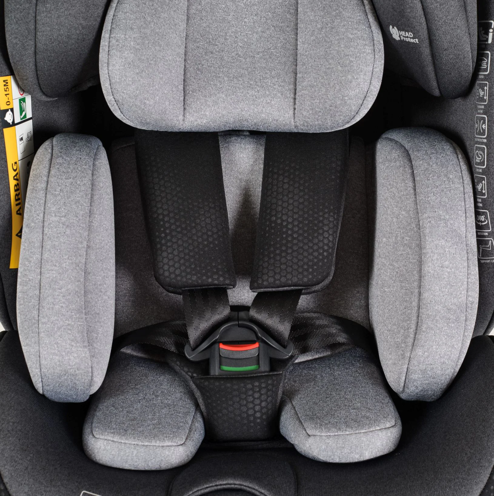Автокресло Moni Isofix 360 Hoku Olive Серый foto