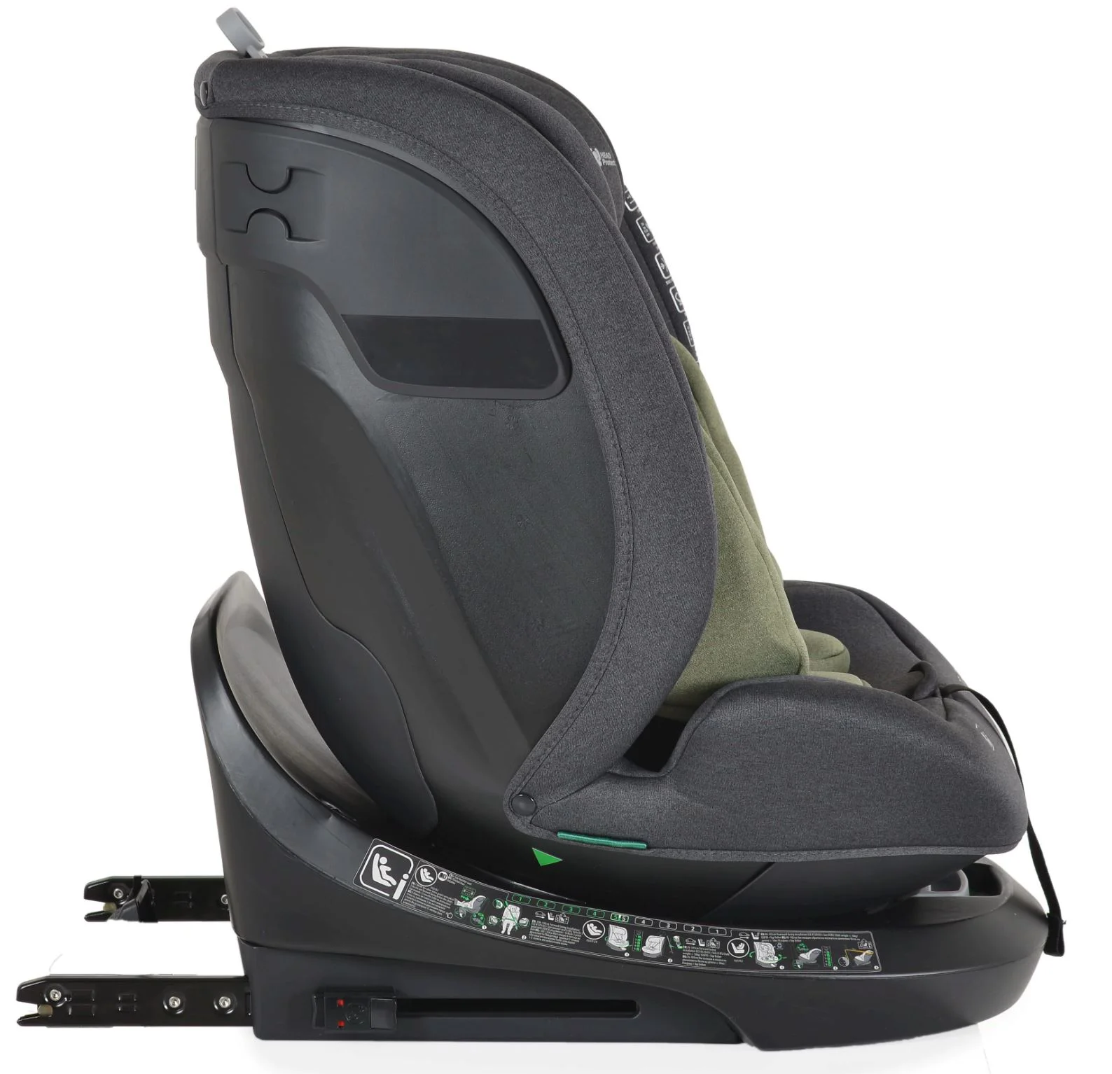 Scaun auto Moni Draco I-Size Olive, 0-36 kg Verde foto