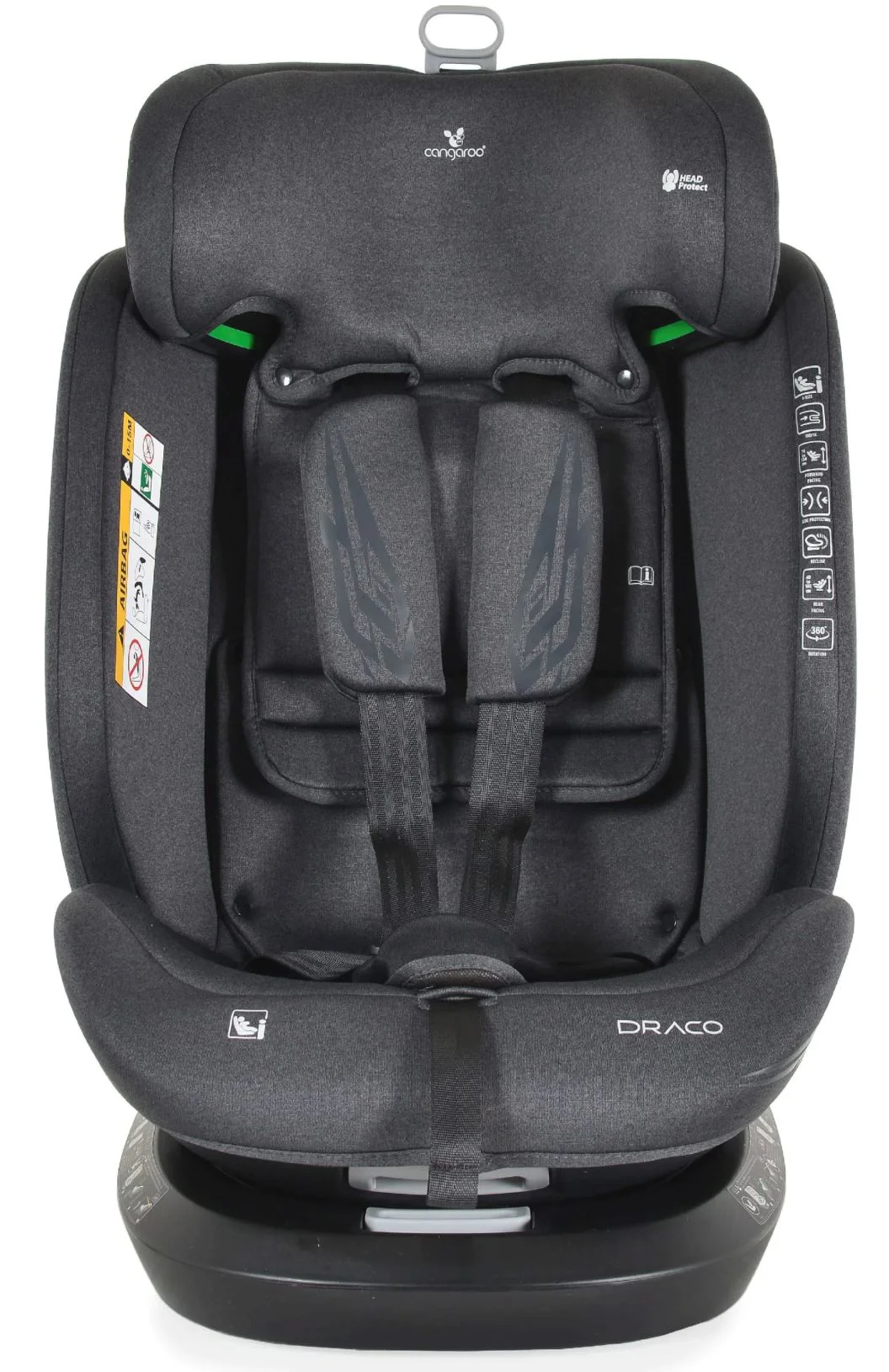 Scaun auto Moni Draco I-Size Olive, 0-36 kg Verde foto