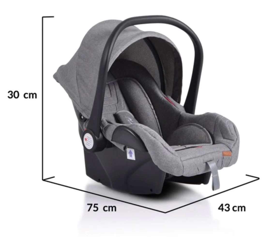 Scoica auto Moni Midas, 0-13 kg Gri foto