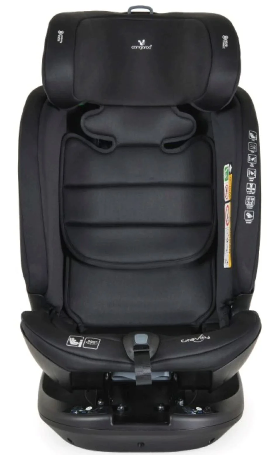 Scaun auto Moni Isofix 360 Gravity, 0-36 kg Negru foto