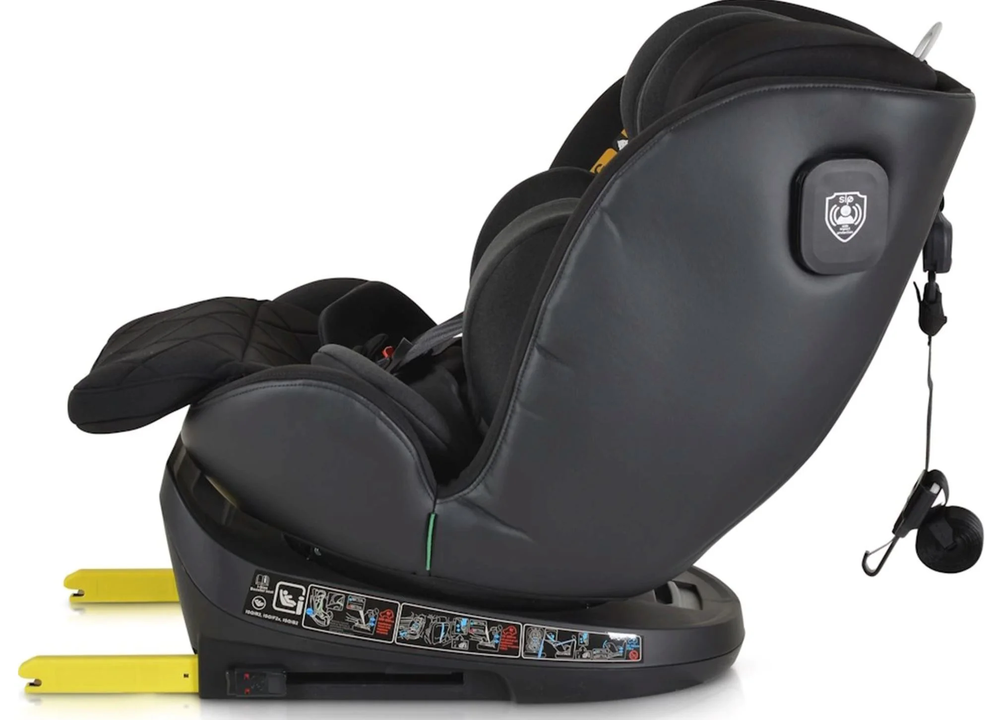 Автокресло Moni Isofix 360 Castor, 0-36 кг Черный foto