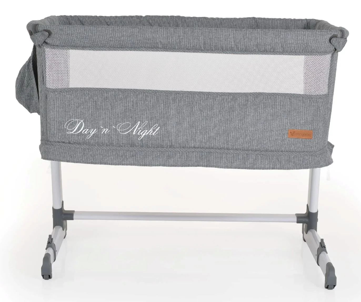 Кроватка co-sleeper 2 в 1 Moni Day n Night с манежем Серый foto