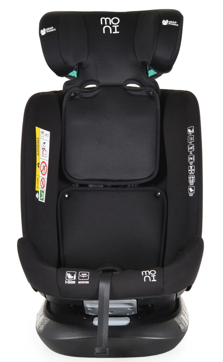 Автокресло для детей Moni Isofix Serengeti, 0-36 кг Черный foto