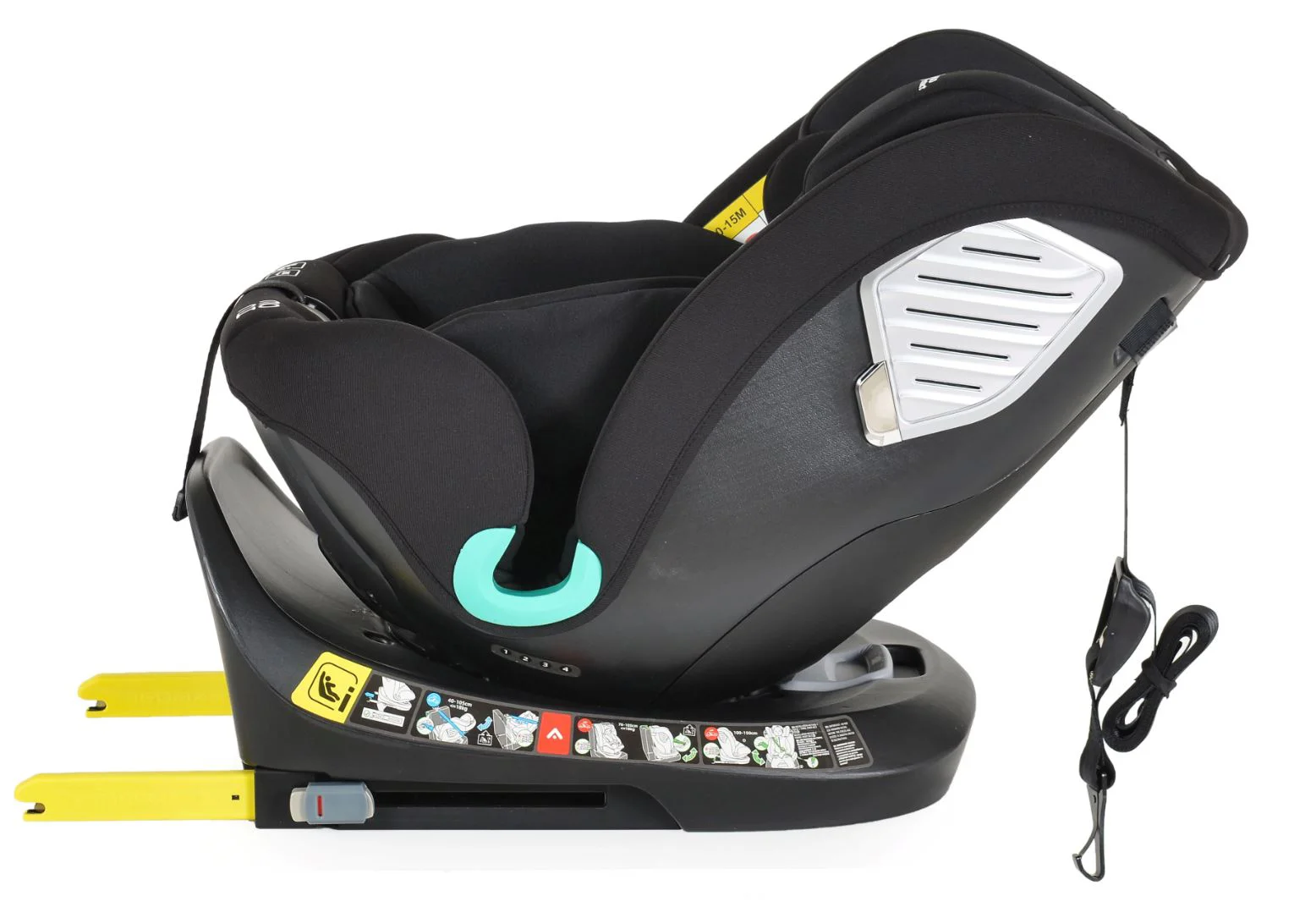 Автокресло для детей Moni Isofix Serengeti, 0-36 кг Черный foto