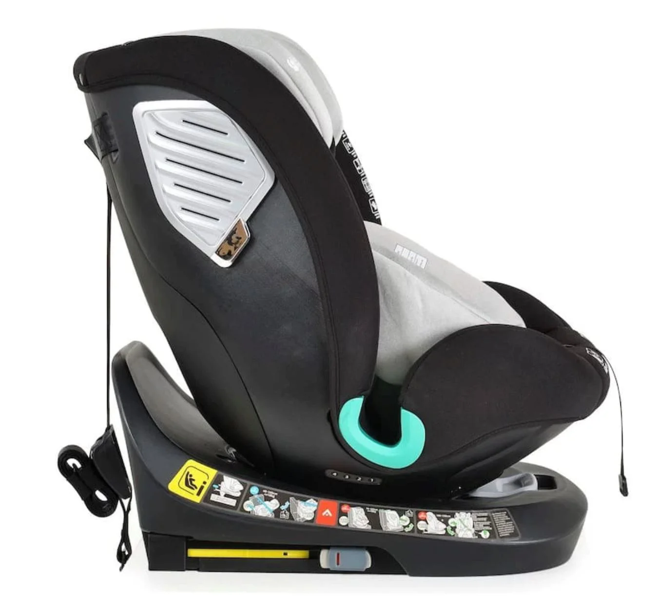 Автокресло Moni Isofix Serengeti Серый, 0-36 кг foto
