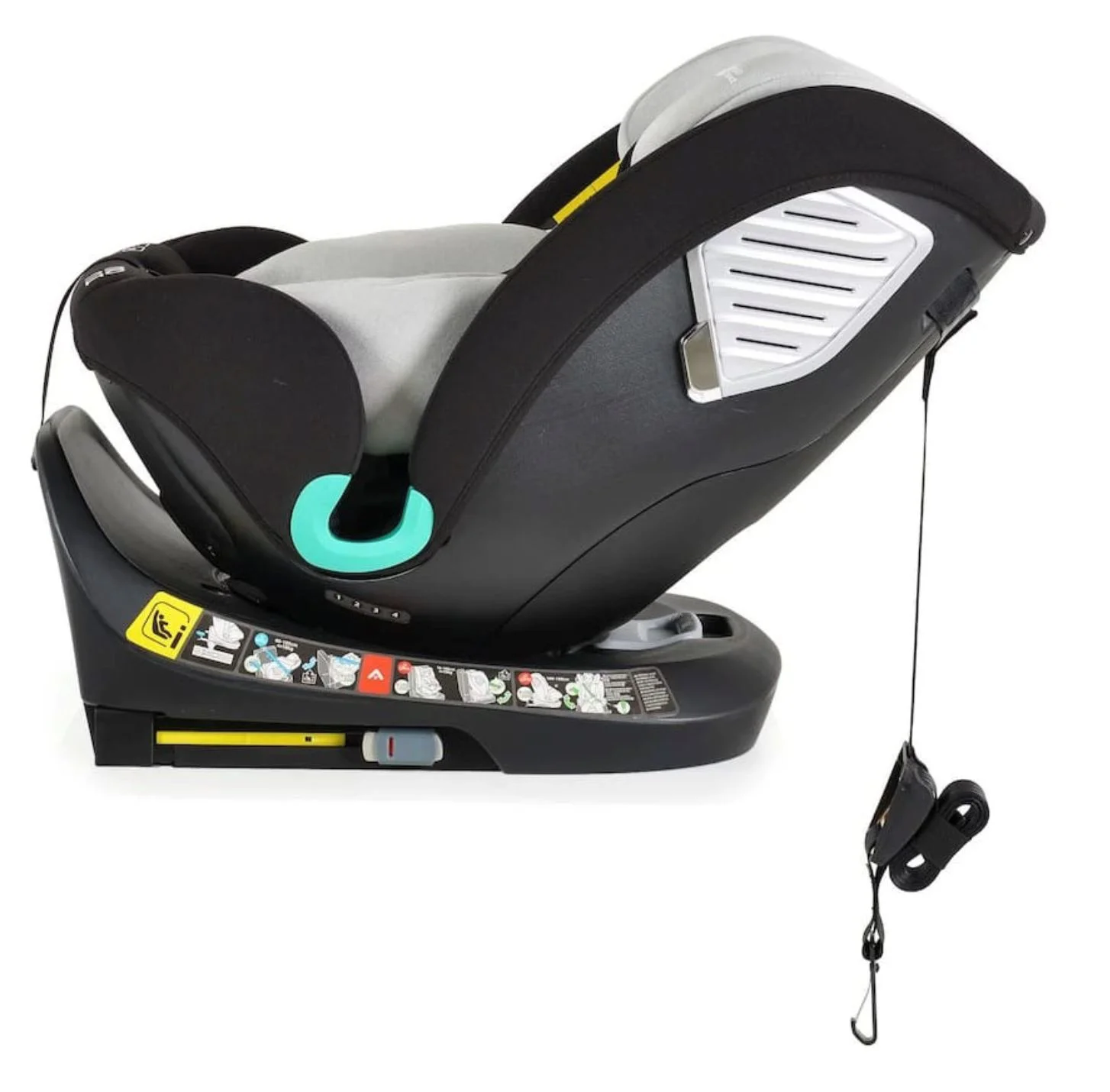 Автокресло Moni Isofix Serengeti Серый, 0-36 кг foto