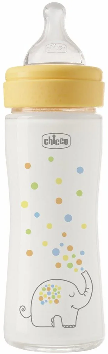 Biberon anti-colici din sticla Chicco Girl, 240 ml foto