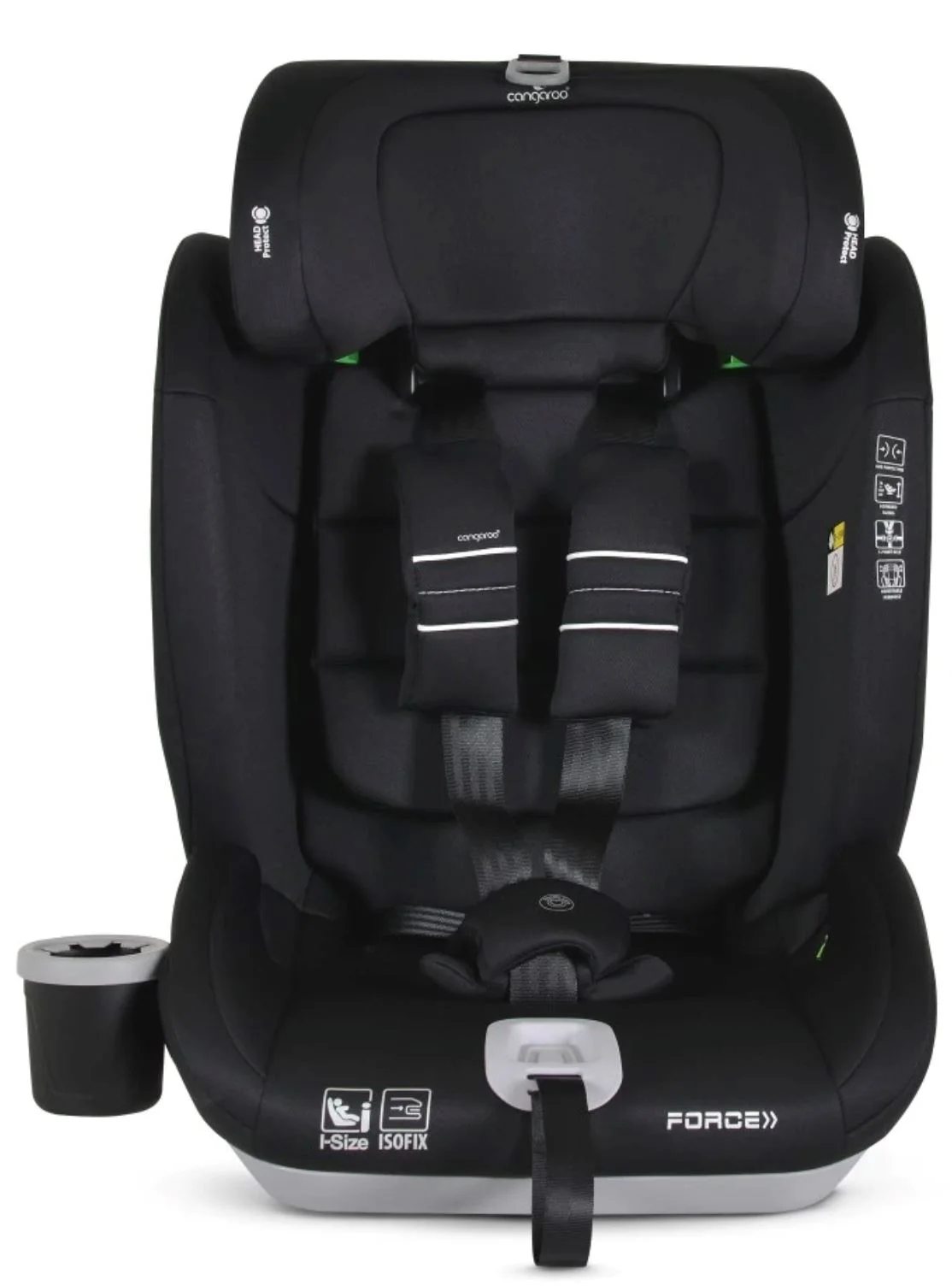 Scaun auto Moni Isofix Force, 9-36 kg Negru foto