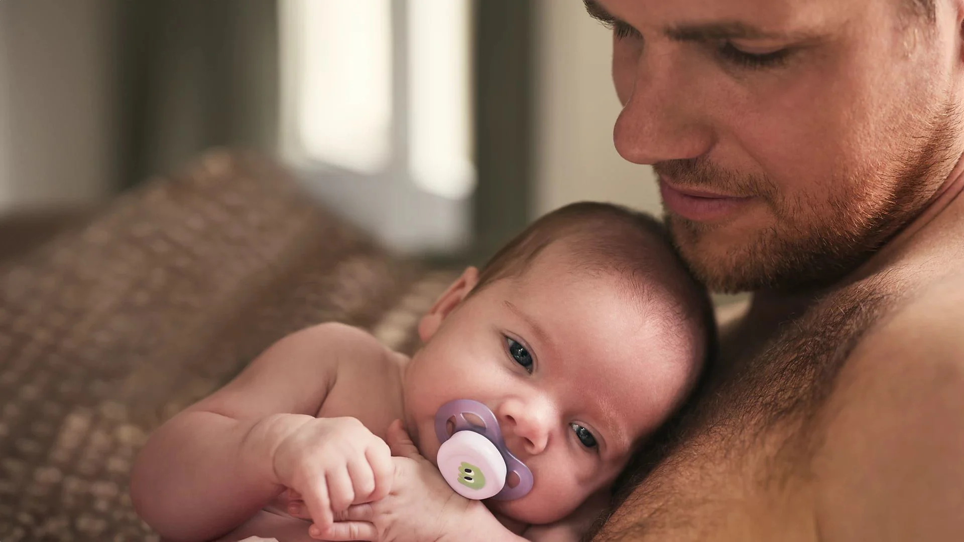 Suzete din silicon Philips Avent Ultra Start Eyes (0-2 luni), 2 buc. foto