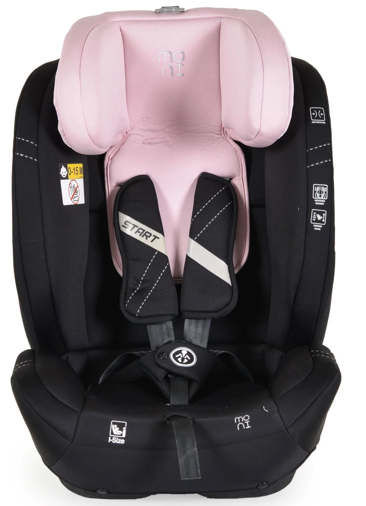 Scaun auto Moni Start, 9-36 kg Roz foto