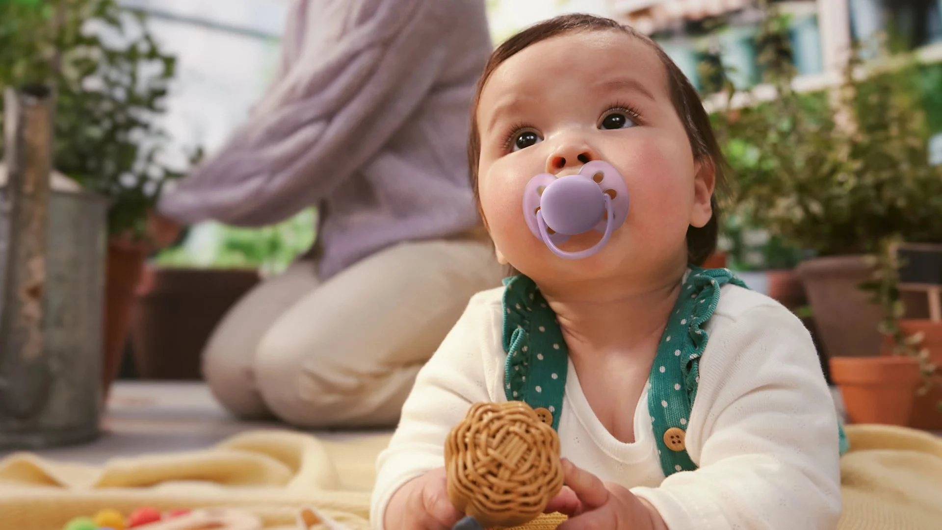 Suzete din silicon Philips Avent Ultra Soft Roz/Mov (6-18 luni), 2 buc. foto