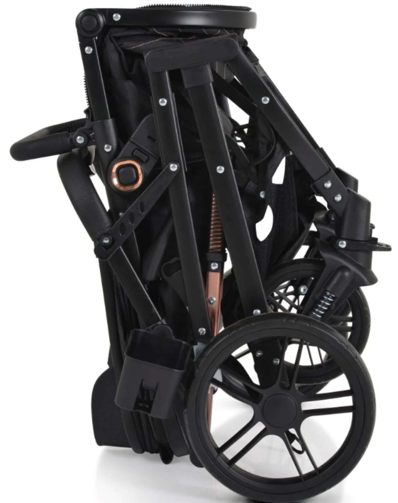 Carucior transformabil 2 in 1 Moni Rafaello Negru foto