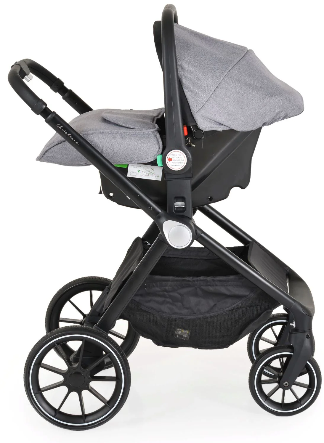 Carucior 3 in 1 Moni Christiano Gri foto