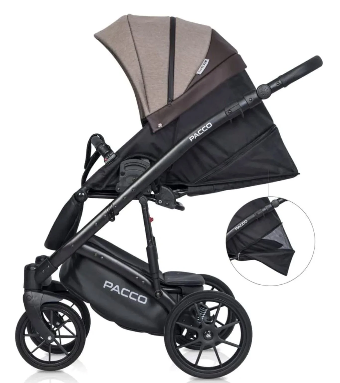 Коляска 2 в 1 Riko Basic Pacco 07 Mocca foto
