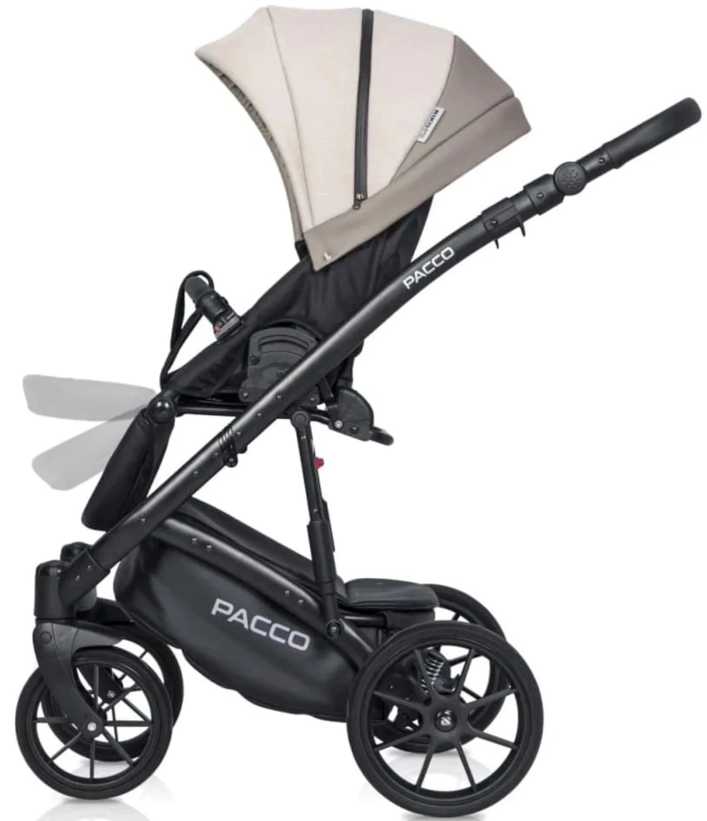 Carucior 2 in 1 Riko Basic Pacco 06 Latte foto