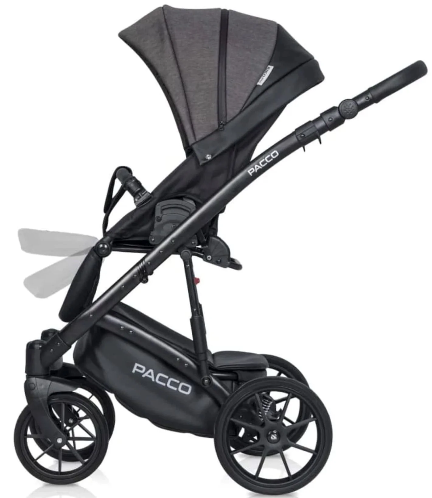Carucior 2 in 1 Riko Basic Pacco 04 Carbon foto