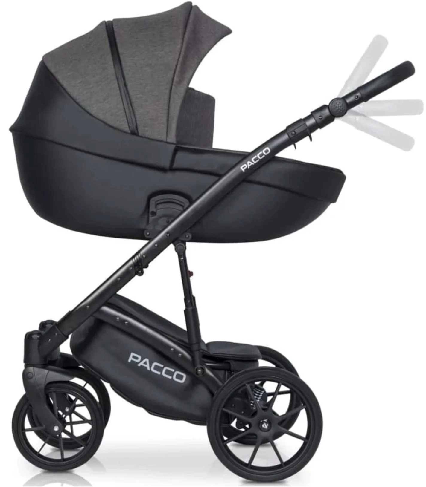 Carucior 2 in 1 Riko Basic Pacco 04 Carbon foto