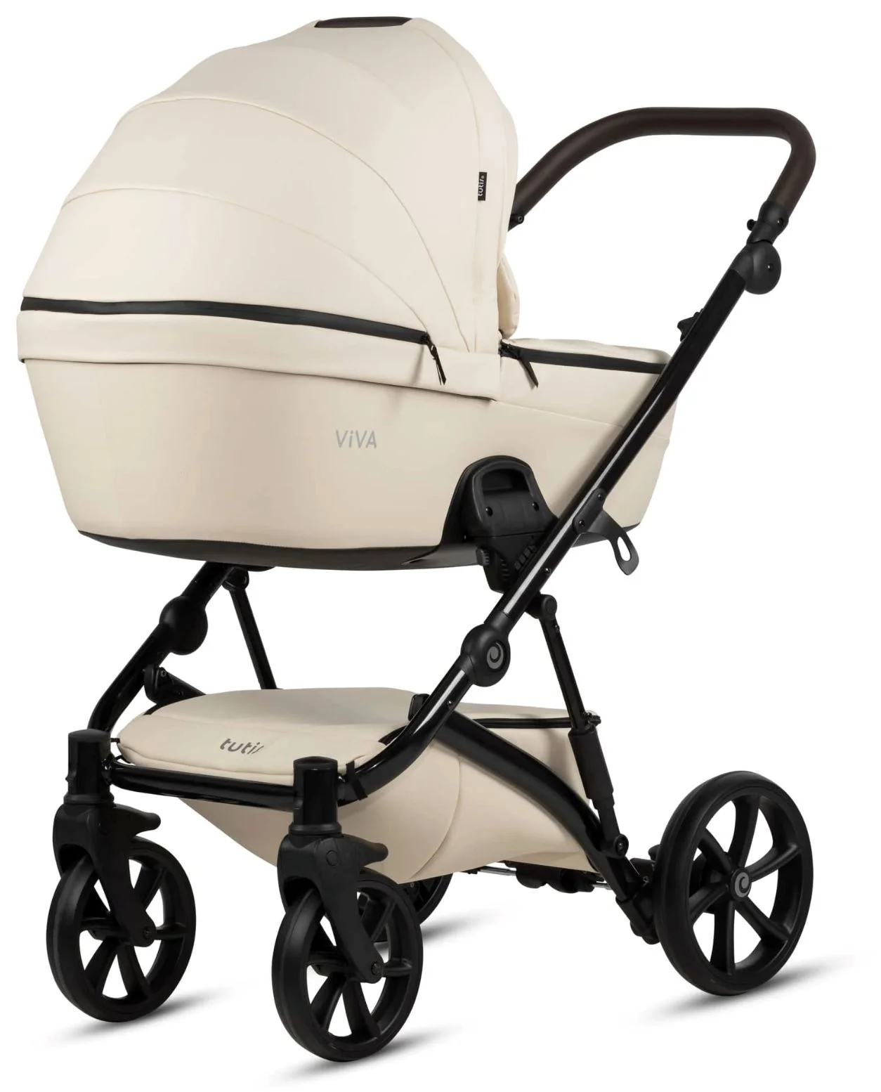 Carucior 2 in 1 Tutis Viva5 Leather Vanilla foto