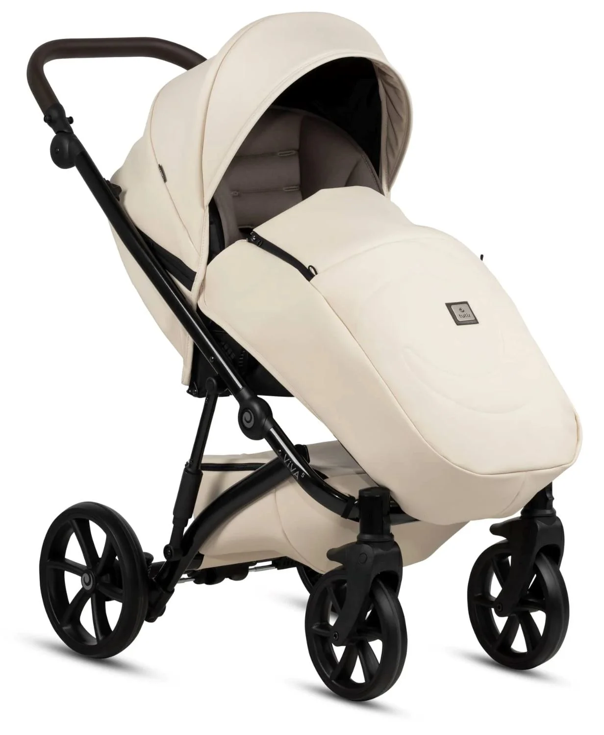 Carucior 2 in 1 Tutis Viva5 Leather Vanilla foto