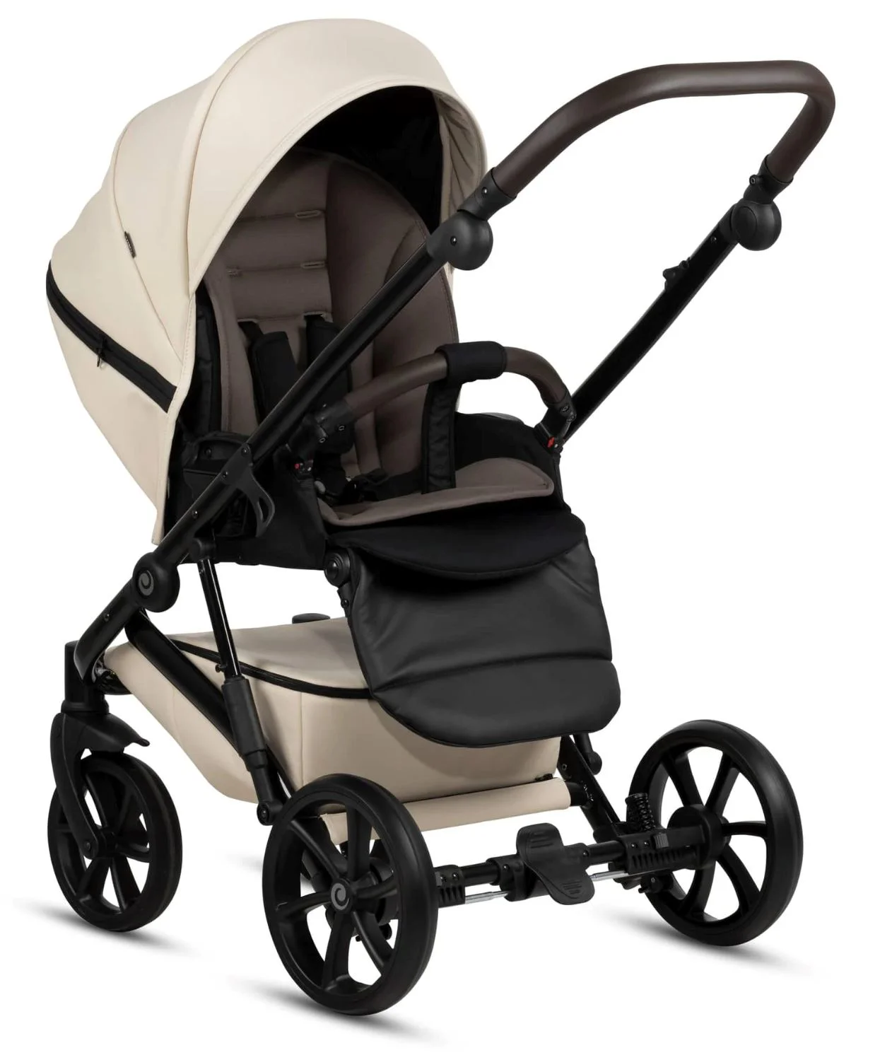 Carucior 2 in 1 Tutis Viva5 Leather Vanilla foto