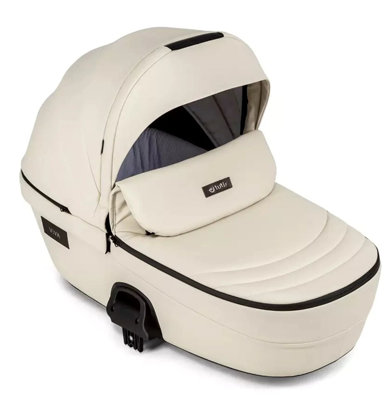 Carucior 2 in 1 Tutis Viva 4 Leather Vanilla foto