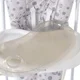 Scaun de masa pentru bebelusi Moni Cocomero Gri foto