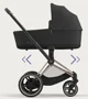 Cadru pentru carucior Cybex e-Priam RBA Rosegold foto