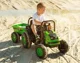 Tractor cu acumulator Caretero Hector Albastru foto