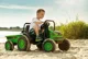 Tractor cu acumulator Caretero Hector Albastru foto