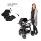 Scoica auto Hauck Comfort Fix, 0-13kg, Negru foto